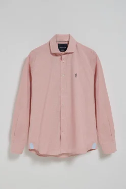 Polo Club Chemises*Chemise Arizona à carreaux Vichy avec broderie Rigby Go Orange clair