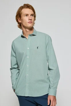Polo Club Chemises*Chemise Arizona à carreaux Vichy e avec broderie Rigby Go Vert