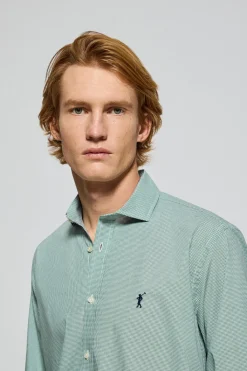 Polo Club Chemises*Chemise Arizona à carreaux Vichy e avec broderie Rigby Go Vert
