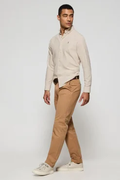 Polo Club Chemises*Chemise Williams pied-de-poule avec logo Rigby Go brodé Beige