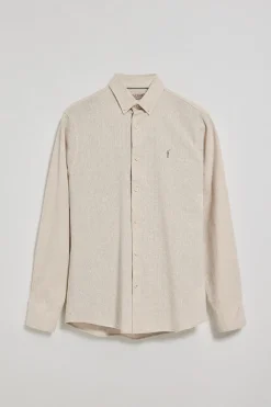 Polo Club Chemises*Chemise Williams pied-de-poule avec logo Rigby Go brodé Beige