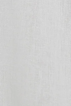 Polo Club Chemises*Chemise he à col Mao en lin et coton avec broderie Rigby Go Blanc