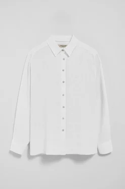 Polo Club Chemises*Chemise he en lin garnment dye avec monogramme brodé Blanc