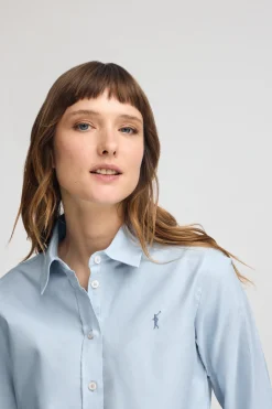 Polo Club Chemises*Chemise à coupe droite et logo Rigby Go Bleu Ciel