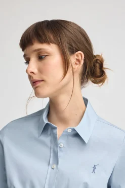 Polo Club Chemises*Chemise à la coupe slim et logo Rigby Go Bleu Ciel