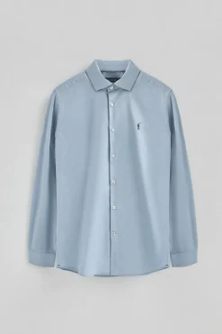 Polo Club Chemises*Chemise en popeline et coupe slim avec logo Rigby Go Bleu Ciel