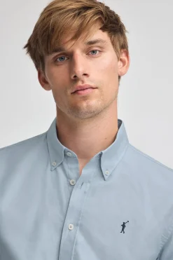 Polo Club Chemises*Chemise bleu clair à coupe regular et logo Rigby Go Bleu Ciel