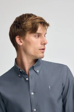 Polo Club Chemises*Chemise bleu à coupe regular et logo Rigby Go Denim