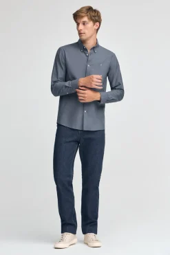 Polo Club Chemises*Chemise bleu à coupe regular et logo Rigby Go Denim