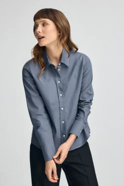 Polo Club Chemises*Chemise bleu à coupe droite et logo Rigby Go Denim