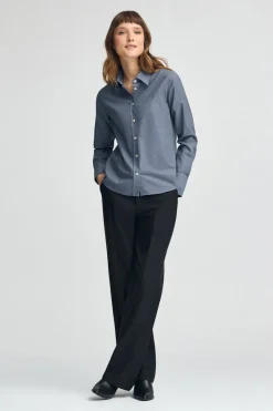 Polo Club Chemises*Chemise bleu à coupe droite et logo Rigby Go Denim