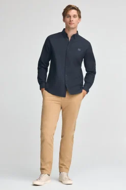 Polo Club Chemises*Chemise à coupe regular et col boutonné et logo Bleu Marine