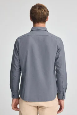 Polo Club Chemises*Chemise à coupe slim et col italien avec logo Rigby Go Bleu Marine