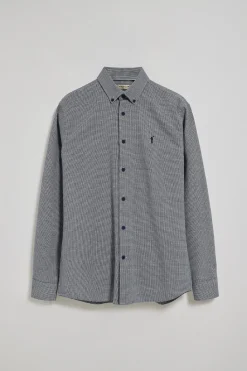 Polo Club Chemises*Chemise Williams pied-de-poule avec logo Rigby Go brodé Bleu Marine