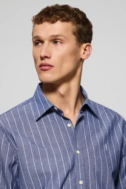 Polo Club Chemises*Chemise e St James rayée Regular fit avec logo Rigby Go Bleu