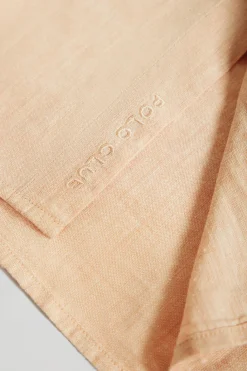 Polo Club Chemises*Chemise couleur e en lin et coton avec détails Rigby Go Mandarin