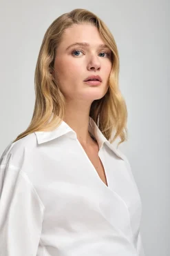 Polo Club Chemises*Chemise croisée Meggan he avec détails Blanc