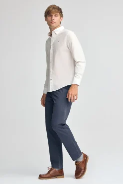 Polo Club Chemises*Chemise écrue en popeline et coupe regular avec logo Rigby Go Beige