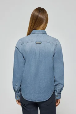 Polo Club Chemises*Chemise denim avec deux poches et détail Jeans