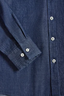Polo Club Chemises*Chemise denim loose fit à logo brodé Denim Foncé