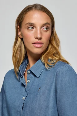 Polo Club Chemises*Chemise denim regular fit à logo brodé Rigby Go Jeans