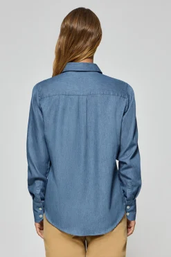 Polo Club Chemises*Chemise denim regular fit à logo brodé Rigby Go Jeans