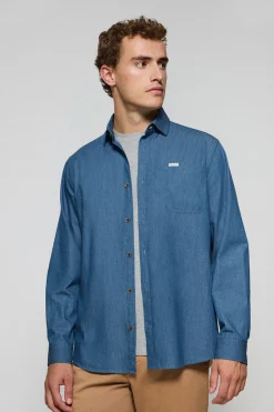 Polo Club Chemises*Chemise en denim avec poche et détail Jeans