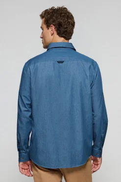 Polo Club Chemises*Chemise en denim avec poche et détail Jeans