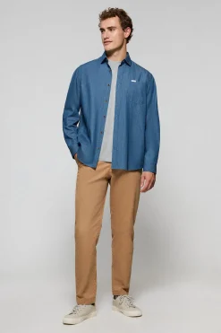 Polo Club Chemises*Chemise en denim avec poche et détail Jeans