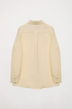 Polo Club Chemises*Chemise en lin avec un détail brodé Beige