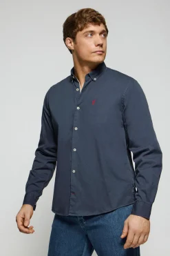 Polo Club Chemises*Chemise en sergé Princeton avec logo Rigby Go Bleu Marine