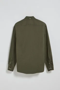 Polo Club Chemises*Chemise en sergé vert Princeton avec logo Rigby Go Kaki