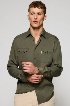 Polo Club Chemises*Chemise Franklin à poches Regular fit Kaki