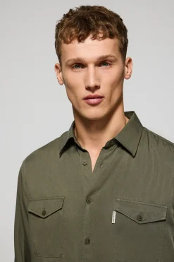 Polo Club Chemises*Chemise Franklin à poches Regular fit Kaki