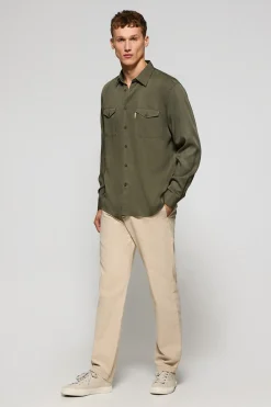 Polo Club Chemises*Chemise Franklin à poches Regular fit Kaki