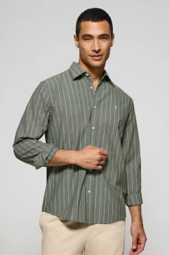 Polo Club Chemises*Chemise St James rayée Regular fit avec logo Rigby Go Kaki