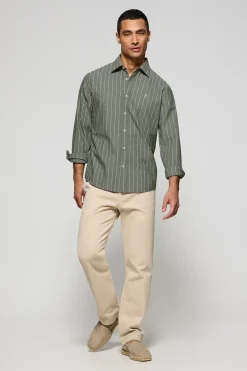Polo Club Chemises*Chemise St James rayée Regular fit avec logo Rigby Go Kaki
