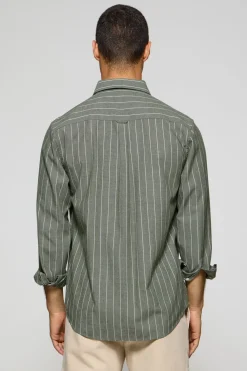 Polo Club Chemises*Chemise St James rayée Regular fit avec logo Rigby Go Kaki