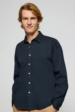 Polo Club Chemises*Chemise loose fit avec logo brodé Bleu Marine