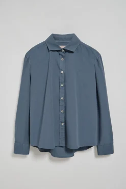 Polo Club Chemises*Chemise loose fit couleur bleu avec logo block Denim