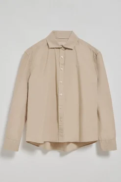 Polo Club Chemises*Chemise loose fit couleur avec logo block Sable