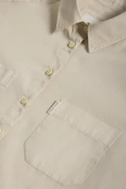 Polo Club Chemises*Chemise loose fit couleur à poches et détail Sable