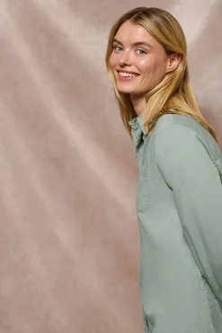Polo Club Chemises*Chemise loose fit Simona avec un monogramme brodé PC Vert Clair