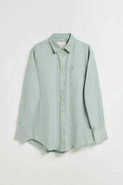 Polo Club Chemises*Chemise loose fit Simona avec un monogramme brodé PC Vert Clair