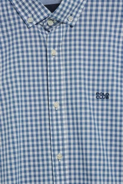 Polo Club Chemises*Chemise Mataró e à carreaux Vichy avec logo Bleu