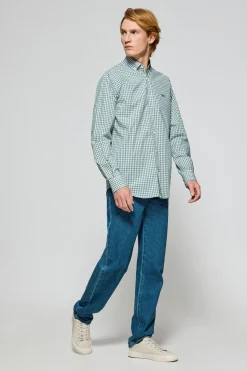 Polo Club Chemises*Chemise Mataró e à carreaux Vichy avec logo Vert