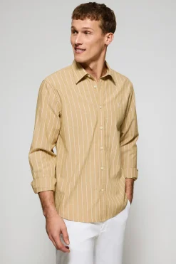 Polo Club Chemises*Chemise St James rayée Regular fit avec logo Rigby Go Moutarde