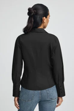 Polo Club Chemises*Chemise e à coupe slim et col en V Noir