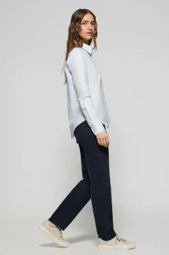 Polo Club Chemises*Chemise Oxford à rayures es avec logo Rigby Go Bleu