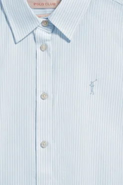 Polo Club Chemises*Chemise Oxford à rayures es avec logo Rigby Go Bleu